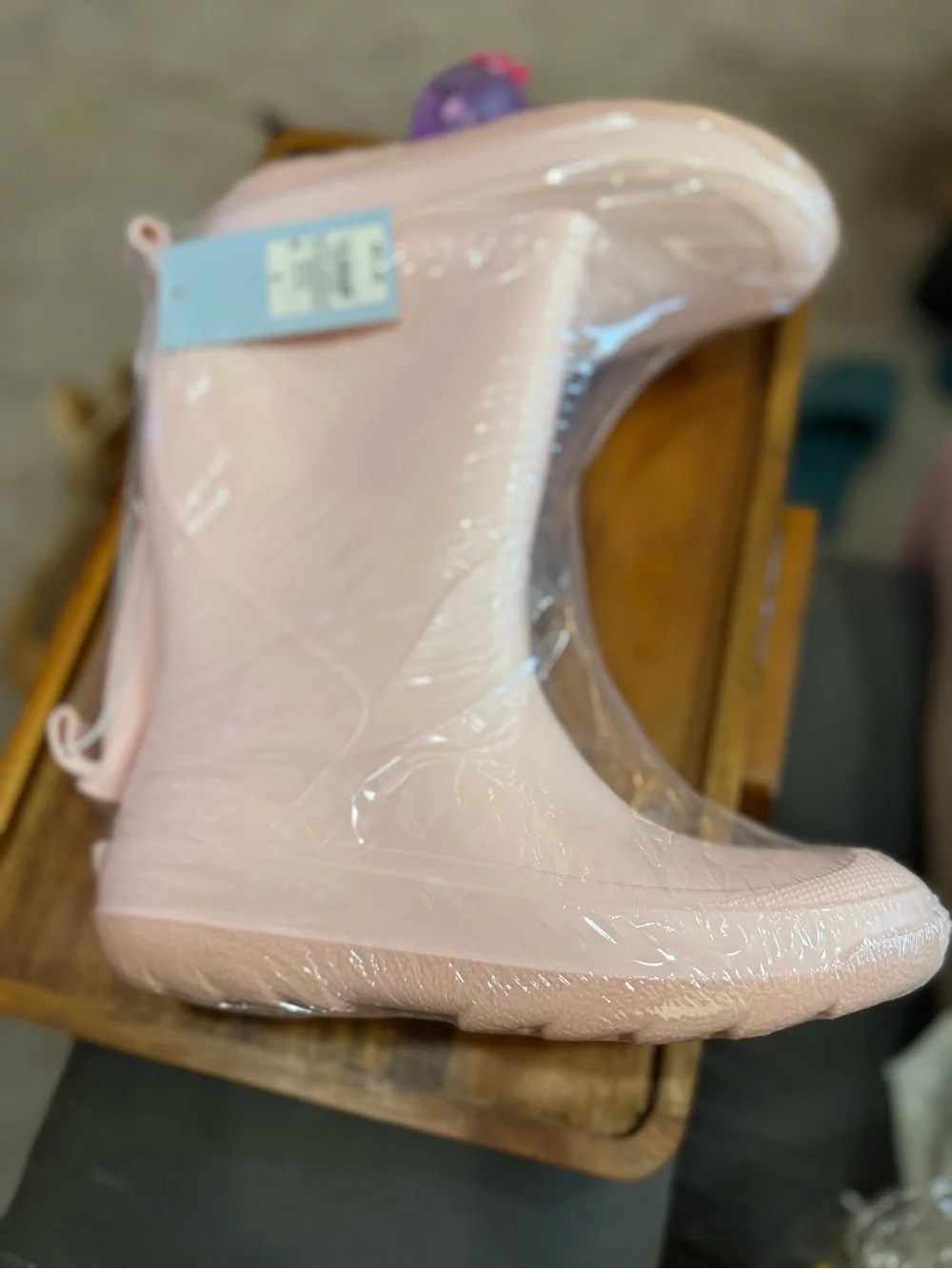 Cat & Jack Light Pink Girls' Rain Boots